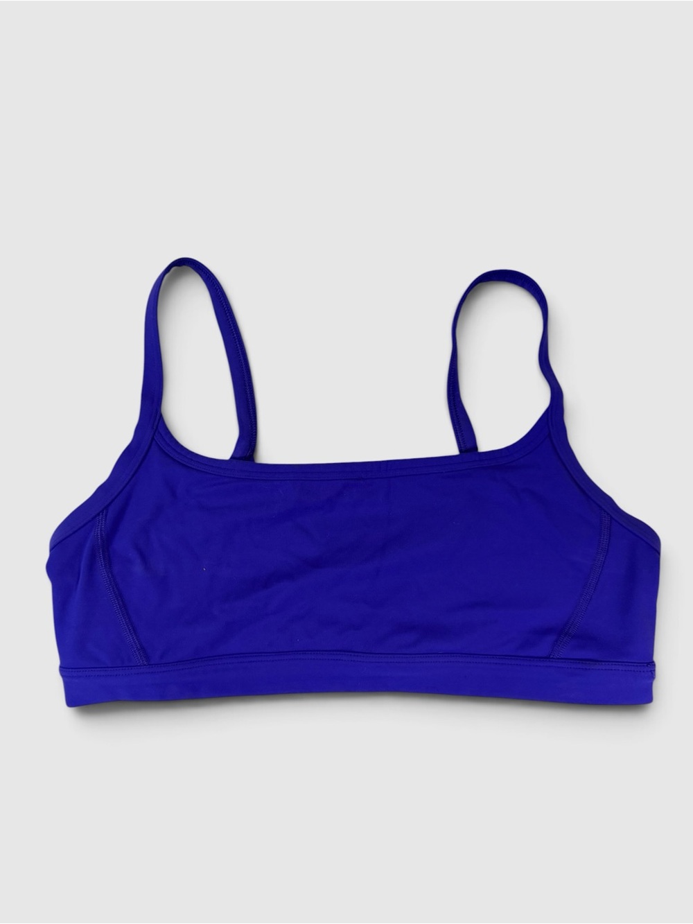 Athleta Women’s M Cobalt Square Neck Bra Yoga Studio Sports Bra Wireless